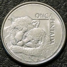 50 крузейро реал 1994 Бразилия. Ягуары. UNC. На фото образец.