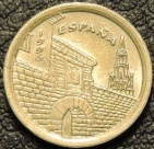 5 песет 1996 Испания. Монеты из обращения. На фото образец.