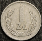 1 злотый 1970 Польша. F-XF. На фото образец.