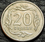 20 грошей 2009 Польша. Монета продается в единственном экземпляре, изображенном на фото.