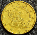 10 евроцентов 2008 Кипр. Монета продается в единственном экземпляре, изображенном на фото.