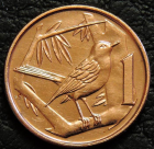 1 цент 1999 Каймановы острова. Монета продается в единственном экземпляре, изображенном на фото.