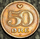 50 эре 2005 Дания. Монета продается в единственном экземпляре, изображенном на фото.