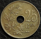 25 сантимов 1913 Бельгия BELGIË. Монета продается в единственном экземпляре, изображенном на фото.
