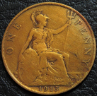 1 пенни 1913 Великобритания. Монета продается в единственном экземпляре, изображенном на фото.