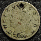 5 центов 1906 США. Уценка. Монета продается в единственном экземпляре, изображенном на фото.