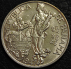 1 бальбоа 1947 Панама. Серебро. Монета продается в единственном экземпляре, изображенном на фото.