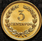 3 сентаво 1974 Сальвадор. Монета продается в единственном экземпляре, изображенном на фото.