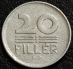 20 филлеров 1959 Венгрия. F-XF. На фото образец.