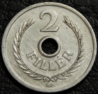 2 филлера 1954 Венгрия. Монета продается в единственном экземпляре, изображенном на фото.