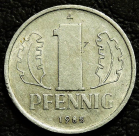 1 пфенниг 1985 Германия ГДР. Монета продается в единственном экземпляре, изображенном на фото.