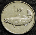 1 крона 2006 Исландия. VF-XF (состояние монет от хорошего до отличного). На фото образец.