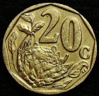 20 центов 2007 ЮАР. Монета продается в единственном экземпляре, изображенном на фото.
