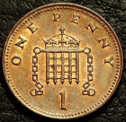 1 пенни 2003 Великобритания. Монета продается в единственном экземпляре, изображенном на фото.