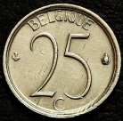 25 сантимов 1970 Бельгия BELGIQUE. Монета продается в единственном экземпляре, изображенном на фото.