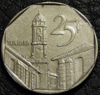 25 сентаво 1994 Куба. Монета продается в единственном экземпляре, изображенном на фото.