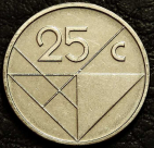 25 центов 2008 Аруба. Монета продается в единственном экземпляре, изображенном на фото.