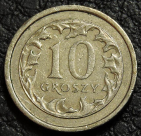 10 грошей 2003 Польша. Монета продается в единственном экземпляре, изображенном на фото.