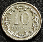 10 грошей 2011 Польша. Монета продается в единственном экземпляре, изображенном на фото.