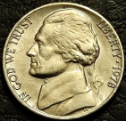 5 центов 1978 США. Монета продается в единственном экземпляре, изображенном на фото.