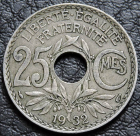 25 сантимов 1932 Франция. Монета продается в единственном экземпляре, изображенном на фото.