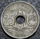 25 сантимов 1927 Франция. Монета продается в единственном экземпляре, изображенном на фото.