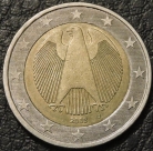 2 евро Германия 2003 J. F-XF. На фото образец.
