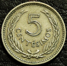 5 сентесимо 1953 Уругвай. Монета продается в единственном экземпляре, изображенном на фото.