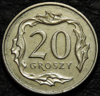 20 грошей 2017 Польша. Монета продается в единственном экземпляре, изображенном на фото.