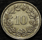 10 раппенов 1980 Швейцария. Монета продается в единственном экземпляре, изображенном на фото.