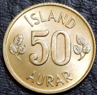 50 эйре 1973 Исландия. UNC. На фото образец.