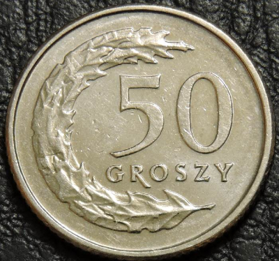 50 грошей 2010 Польша. Монета продается в единственном экземпляре, изображенном на фото.