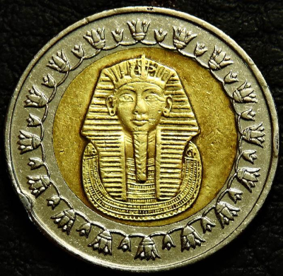 1 фунт 2008 Египет. Уценка. Монета продается в единственном экземпляре, изображенном на фото.