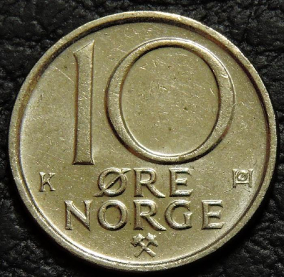 10 эре 1987 Норвегия. Монета продается в единственном экземпляре, изображенном на фото.