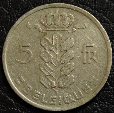 5 франков 1949 Бельгия BELGIQUE. Монета продается в единственном экземпляре, изображенном на фото.