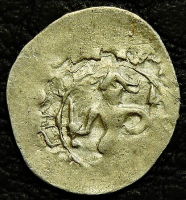 Денга Тверь 1435-1450. Борис Александрович. ГП2 7075. Воин/мантикора. Монета продается в единственном экземпляре, изображенном на фото.