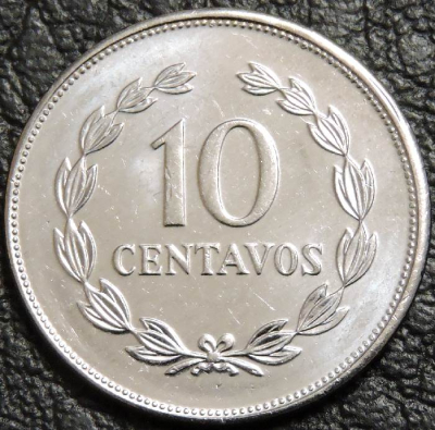 10 сентаво 1999 Сальвадор уценка. Монета продается в единственном экземпляре, изображенном на фото.