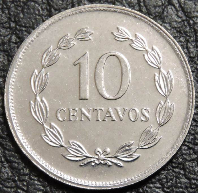 10 сентаво 1987 Сальвадор. UNC. На фото образец.