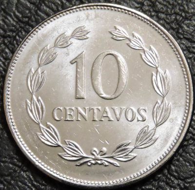 10 сентаво 1999 Сальвадор. UNC. На фото образец.