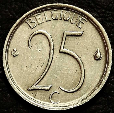 25 сантимов 1970 Бельгия BELGIQUE. Монета продается в единственном экземпляре, изображенном на фото.