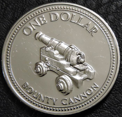1 доллар 2009 Острова Питкэрн. Монета продается в единственном экземпляре, изображенном на фото.