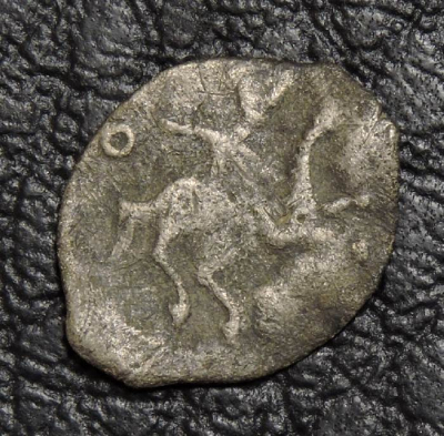 Денга 1505 Василий Иванович. Чеканка в Москве ГП2 8157C R8 №1. Серебро. Монета продается в единственном экземпляре, изображенном на фото.