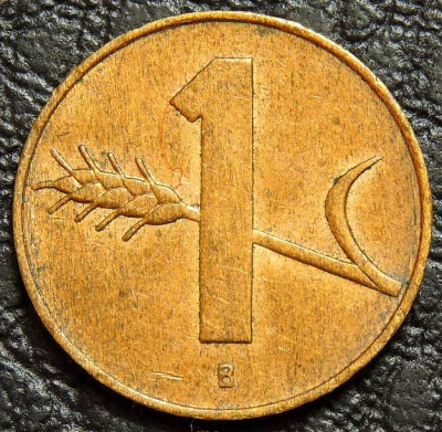1 раппен 1957 Швейцария. Монета продается в единственном экземпляре, изображенном на фото.