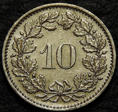 10 раппенов 1980 Швейцария. Монета продается в единственном экземпляре, изображенном на фото.