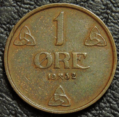 1 эре 1932 Норвегия. Монета продается в единственном экземпляре, изображенном на фото.
